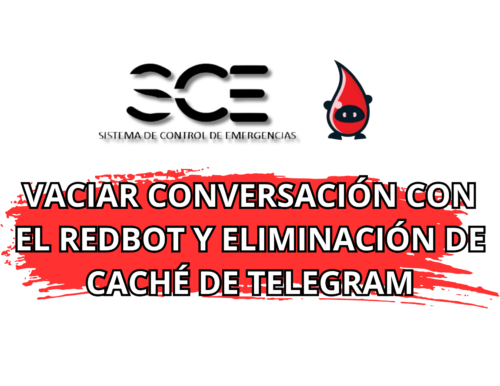 ¿Cómo vaciar la conversación del RedBot y como eliminar el caché de Telegram desde una PC de escritorio o Laptop?